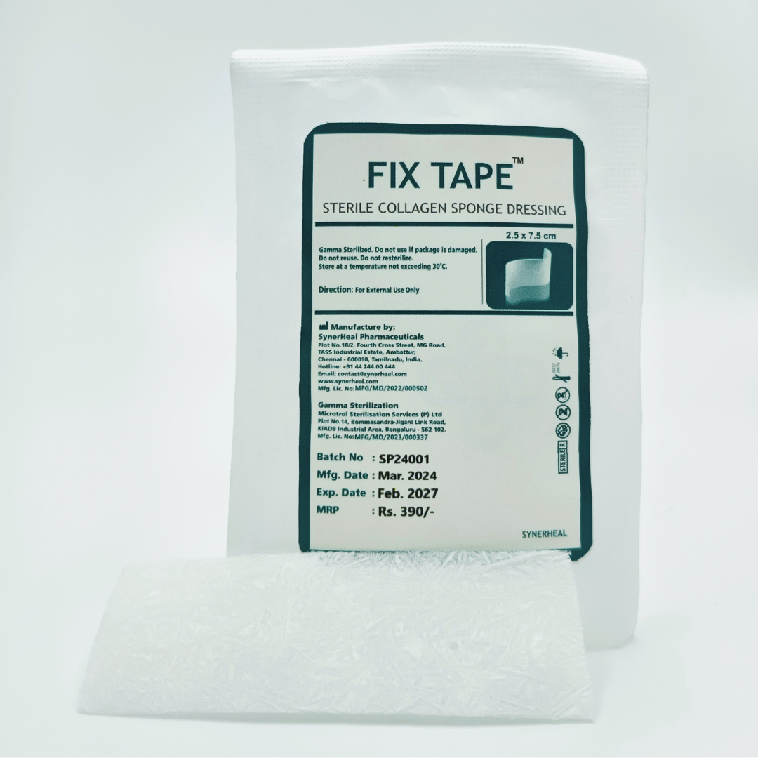 Fix Tape Intraoral dressing - Periodontal dressing | Synerheal Pharmaceuticals