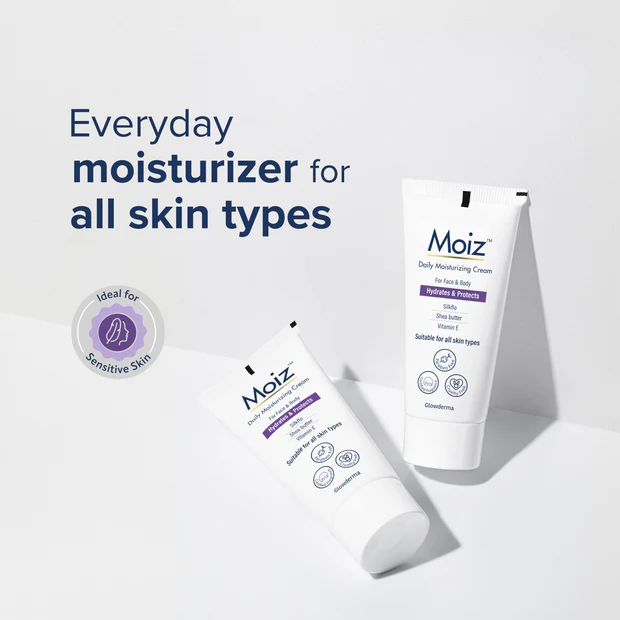 Buy Moiz Daily Moisturizing Cream - Everyday Moisturizer - 50g at Woudcaremart