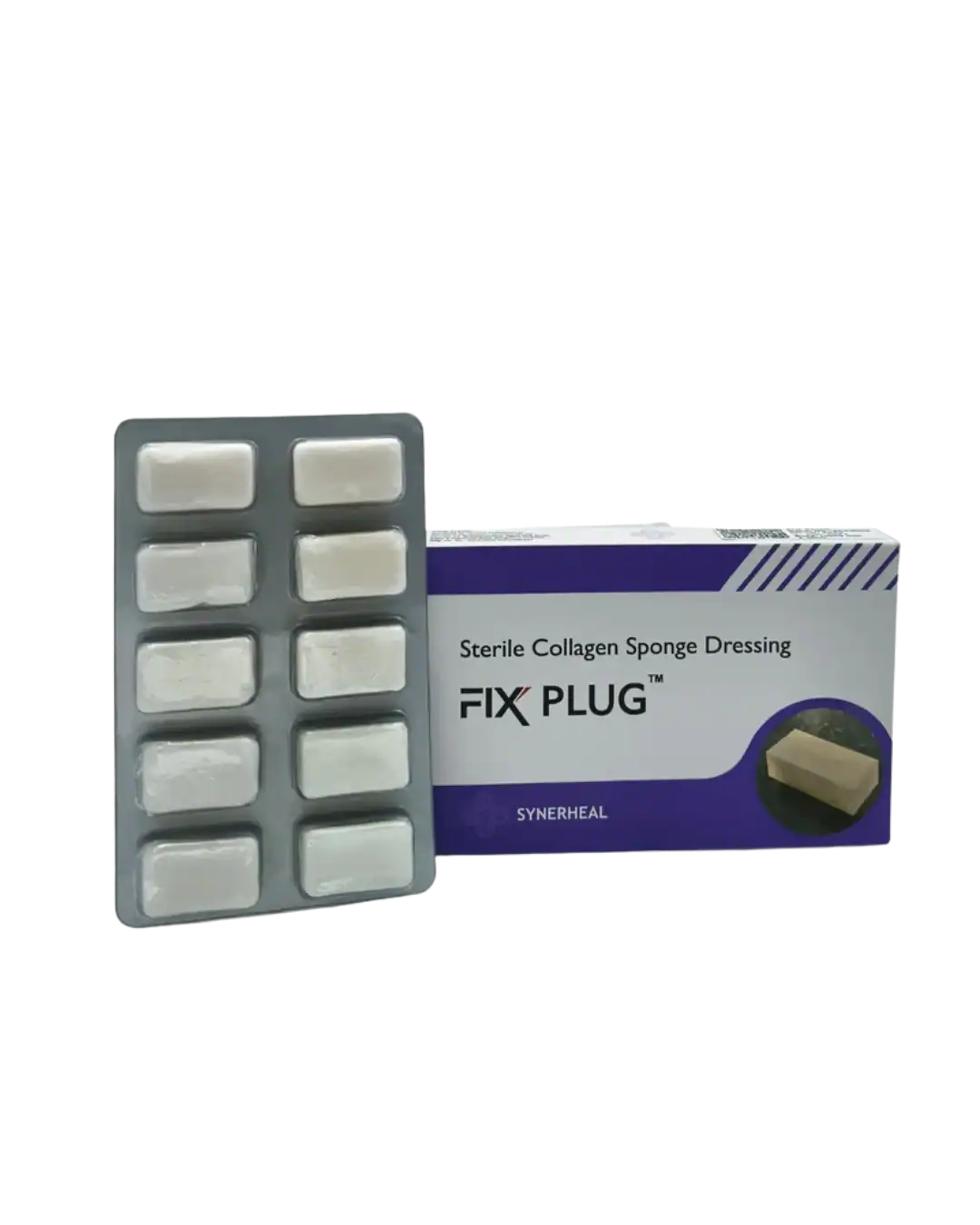 Fix plug collagen wound dressing
