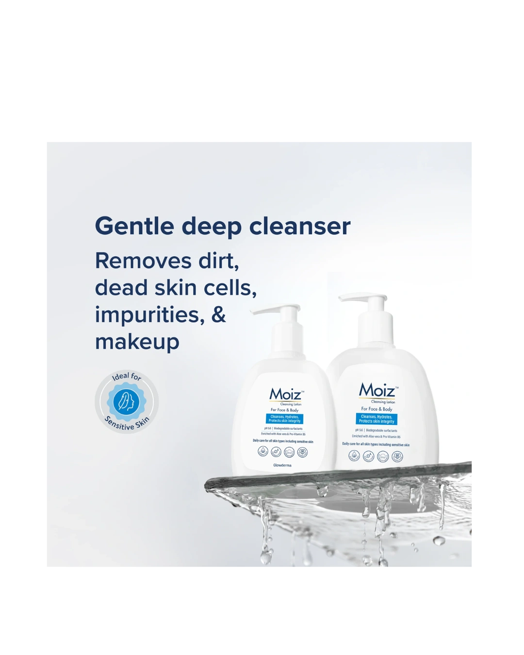 Moiz Cleansing Lotion – Gentle & Effective Daily Cleanser for Sensitive Skin