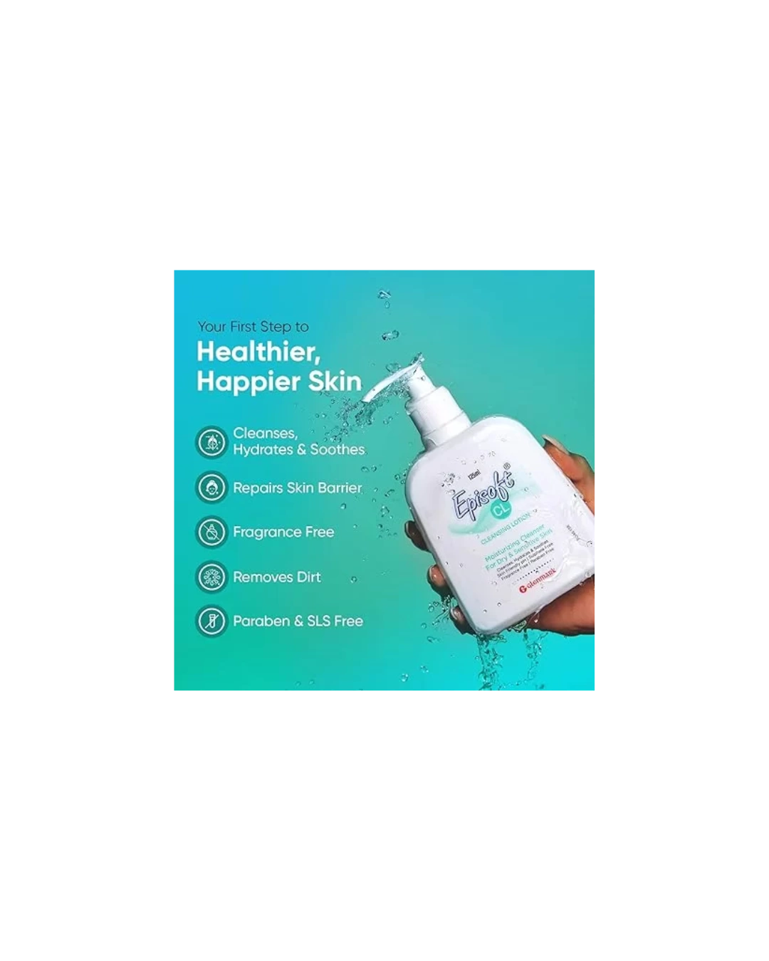 Episoft OC Cleansing Gel – Daily Face Wash for Oily, Combination & Normal Skin | Acne-Control Cleanser for Men & Women | Dermatologist Recommended | 125ml