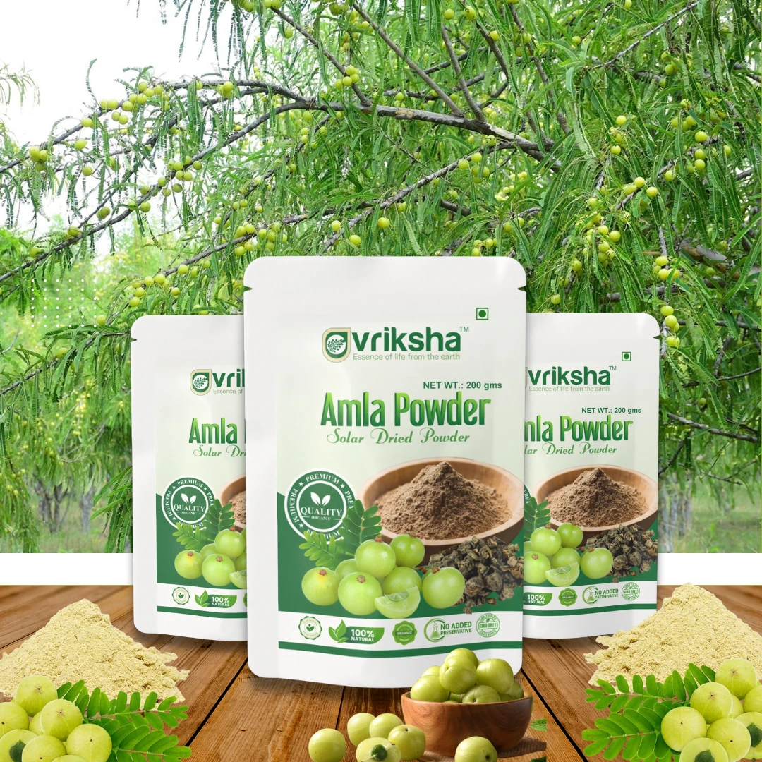 Vriksha Amla Powder 200gm | Boosts Immunity | Supports Digestion and Gut Health