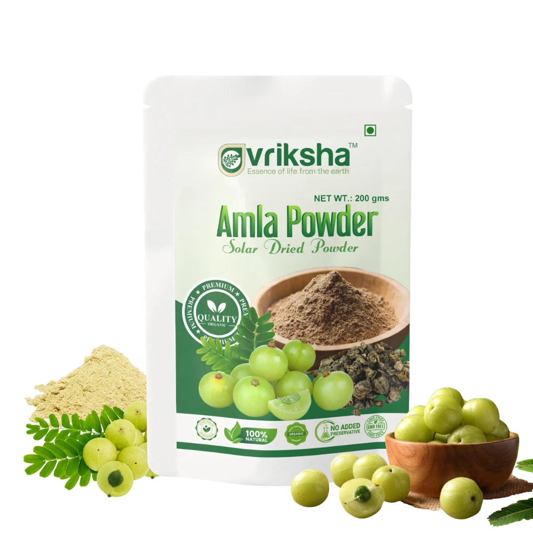 Vriksha Amla Powder 200gm | Boosts Immunity | Supports Digestion and Gut Health